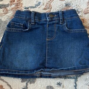 The Children's Place Dark Blue Denim Skirt